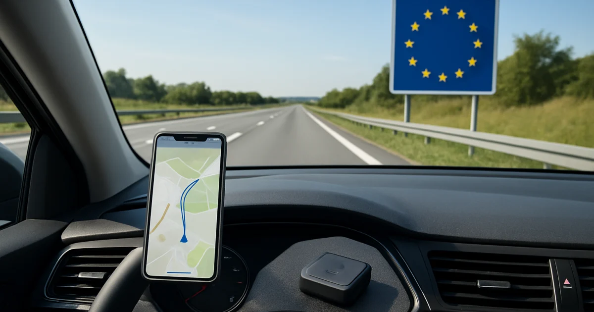 Lokalizator GPS w samochodzie za granicą – roaming, zasięg sieci i koszty użytkowania